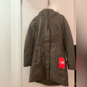 The North Face Women’s Arctic Parka in New Taupe Green